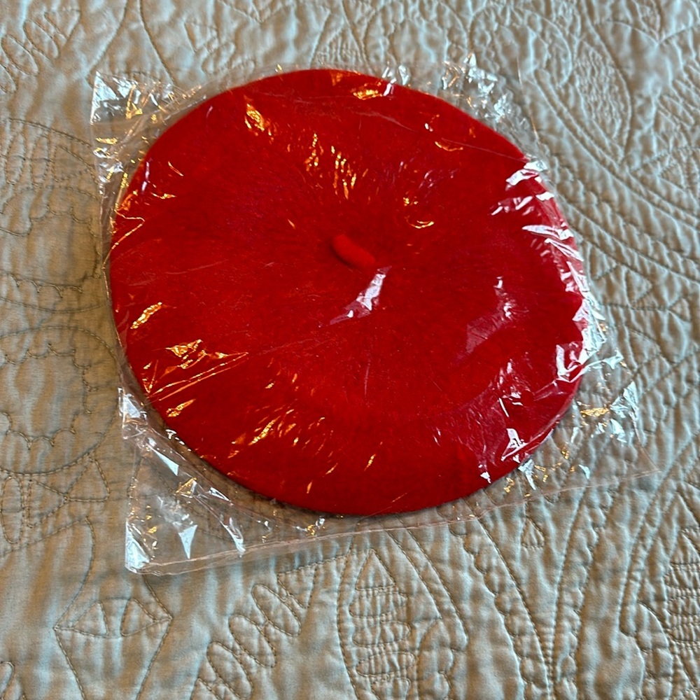 Janie & Jack beret still in package with tags & never worn